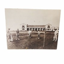 1930&#39;s Golfers Print Mounted on Cardboard 11x14 Black &amp; White Vintage - £18.72 GBP