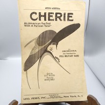 Vintage Sheet Music, Cherie American Fox Trot with a Parisian Twist for Orchestr - £15.98 GBP