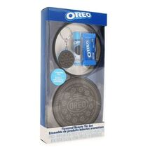 Oreo Flavored Beauty Collectible Tin Set Lip Balm Lip Gloss Keychain - $19.79