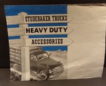 Studebaker Trucks Heavy Duty Accessories Series 2R Trucks Sales Brochure - $67.48