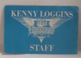 KENNY LOGGINS - VINTAGE ORIGINAL CONCERT TOUR CLOTH BACKSTAGE PASS **LAS... - £7.94 GBP