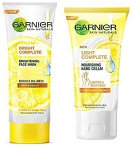 Garnier Glossy Skin Kit: Complete Face Wash 100g + Hand Cream 50gm-
show orig... - $13.10
