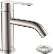 Magnificent Force Single Handle Brushed Nickel Bathroom Sink Faucet With Pop-Up - $47.97