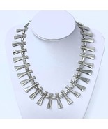 Silver Modernist Designer Necklace - $450.00