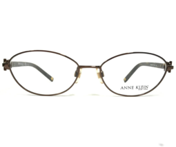 Anne Klein Eyeglasses Frames AK9100 531 Brown Cat Eye Full Wire Rim 53-16-135 - $51.21