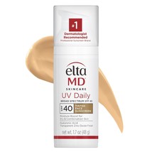 EltaMD UV Daily Tinted Sunscreen with Zinc Oxide, SPF 40 Face Sunscreen Moisturi - £55.14 GBP