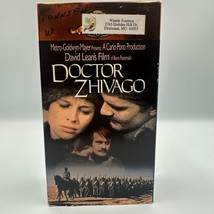 Doctor Zhivago VHS 1965 MGM David Lean Epic Drama Omar Sharif Julie Chri... - $9.50