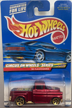 Hot Wheels 1999 Circus On Wheels Series &#39;56 Flashsider Metalflake Maroon... - £4.75 GBP