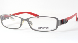 K-ACTOR KV2023 47 Grau/Rot Einzigartig Selten Brille Brillengestell 53-15-135mm - $115.14