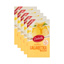 DELECTA instant milky jello: BANANA 5pc/20 servings FREE SHIPPING - $13.85