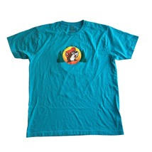 Buc-ees Teal Graphic Tee Front and Back Short Sleeve T-shirt Unisex XL X-Large - £15.73 GBP