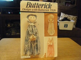 Butterick Wendy Everett 5526 Mop &amp; Rag Dolls Pattern - £7.66 GBP