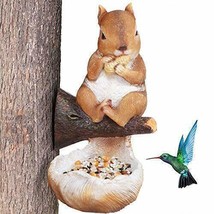 Rustic Woodland Squirrel Bird Feeder - $29.65+