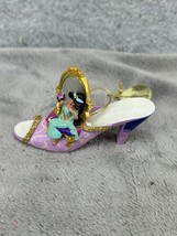 Disney Jasmine Christmas Shoe Ornament Once Upon a Slipper Bradford Exch... - $23.98