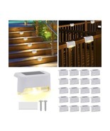 20 Solar LED Bright Deck Lights Outdoor Garden Patio Railing Decks Path ... - $19.79