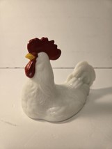 Vintage Westmoreland Milk Glass Standing Rooster - LID ONLY! - £6.94 GBP