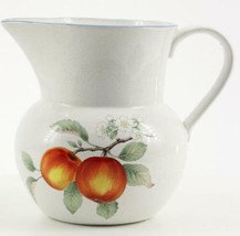 Signed Ceramic Pottery Pitcher SAVOIR VIVRE Luscious JJ017 Peach Cherry Fruit - £17.25 GBP