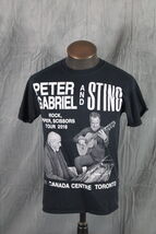 Band Shirt - Peter Gabriel and Sting 2016 Rock Paper Scissor Tour - Mens... - $49.00