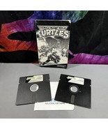 First Floppy Discs + Manual TEENAGE MUTANT NINJA TURTLES (Commodore 64, ... - £54.20 GBP