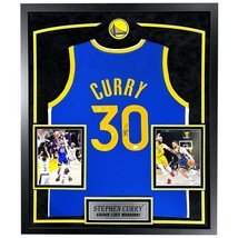 Stephen Curry Autographed Golden State Warriors Jersey Framed JSA Signed Steph - £2,628.31 GBP