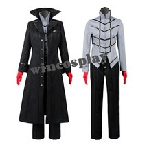 Anime Game Persona 5 Joker Protagonist Cosplay Costume Uniform Halloween Outfits - £92.62 GBP