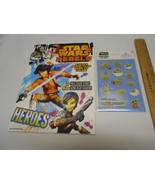 NEW Star Wars Rebels &amp; Stickers full color scenes book Stocking Stuffers  - £6.21 GBP