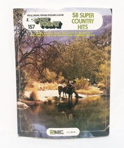 E-Z Play Today 58 Super Country Hits Organ Guitar Keyboard Sheet Music Book #157 - £14.32 GBP