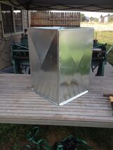 SUPPLY AIR DUCT PLENUM 18 X 14 X 24 LONG GALVANIZED STEEL 26 GAUGE - $118.80
