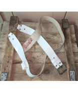 USSR Soviet Russian Red Army Drum Belt USSR Military Gear White Belt for... - $29.21