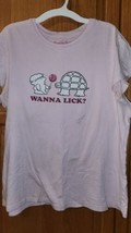Tootsie Roll - Wanna Lick Ladies T-Shirt XXL Pale Pink Tortoise - $7.82