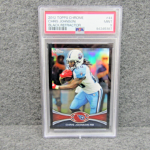 2012 Topps Chrome Chris Johnson Black Refractor /299 PSA 9 MINT #44 - £32.80 GBP