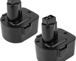 2 Pack 3.6Ah Ni-Mh Battery Dc9071 Compatible With Dewalt 12 Volt Dw9071,... - $41.94