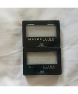 QTY:2 Maybelline New York Expert Wear Eyeshadow, NY Silver 150S, 0.08 oz - £4.66 GBP