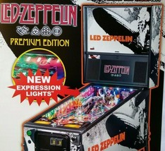 Led Zeppelin Pinball FLYER Hard Rock &amp; Roll Music Premium Blimp UNUSED Promo - £22.07 GBP