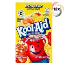 12x Packets Kool-Aid Peach Mango Flavor Caffeine Free Soft Drink Mix | .14oz - $10.07