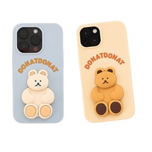 Romane Donatdonat Korean Bear Character iPhone 14 & iPhone 14 Pro Silicon Case 