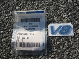 One factory NOS 1998 to 2001 Ford Explorer Mountaineer V8 emblem F87Z784... - $14.00