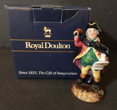 Royal Doulton 1952 Town Crier Figurine Hn 3261 England With Box 4&quot; Tall Exc! - $23.59