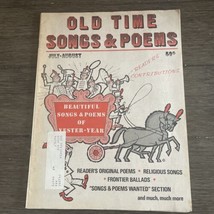 Old Time Songs &amp; Poems of Yesteryear July August 1969 Music Magazine Piano Lyric - £2.79 GBP