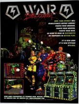 War Final Assault Arcade Game Flyer 1999 Original 8.5" x 11" Two Sides W... - $8.90