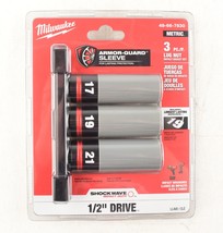 *SHOCKWAVE Impact-Duty 1/2 in. Drive Deep Metric Lug Nut Impact Socket Set - $552.31 MXN