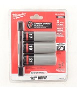 *SHOCKWAVE Impact-Duty 1/2 in. Drive Deep Metric Lug Nut Impact Socket Set - $552.13 MXN