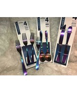 CAMBRIDGE REPLACEMENT RAINBOW FLATWARE 12 PCS FORKS KNIVES SOUP SPOONS - $38.61