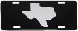 State of Texas Map Black &amp; White 6&quot;x12&quot; Aluminum License Plate - $4.89