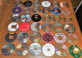 Wholesale 36 Music CD LOT 4 NO Jewel Cases Various Artist Celine Dion-Madonna - £24.23 GBP
