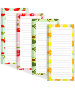 4 Pack Magnetic Notepads for Refrigerator, 50 Sheets per Note Pads - $196.40 MXN
