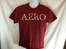 Aeropostale Mens Sz S Maroon Shirt Tee TShirt Aero Short Sleeve - $7.92