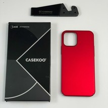iPhone 12 / 12 Pro - Slim Phone Case -PICK Red, Blue, Black, Green +FREE STAND - £7.98 GBP+