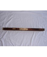Vintage Stanley Wooden and Brass Level 26&quot; USA Pat&#39;s 6-2-91 7-17-94 6-8-06 - £43.14 GBP