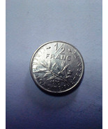 1/2 France franc half 1970 coin free shipping - £2.13 GBP